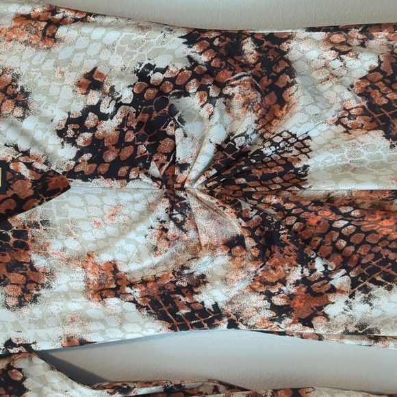 AFRM Zoey Front Slit Ruched Sleeve Midi Dress - Picture 4 of 6